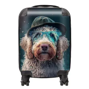 Labradoodle Dog Splashart Suitcase - Small