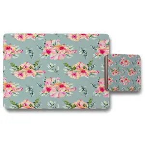 Pink Flowers (Placemat & Coaster Set) / Default Title