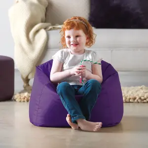 Veeva Kids Toddler Bean Bag Chair Purple Childrens Bean Bags