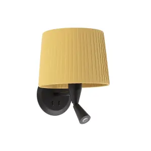 Luminosa Samba Reading Light Wall Light Yellow, E27