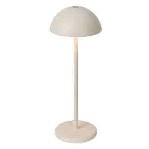 Lucide Joy Retro Table Lamp Outdoor 12cm - LED Dim. - 1x1,5W 3000K - IP54 - White