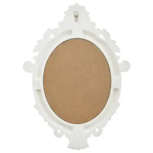 Ginn Oval Wall Mirror White