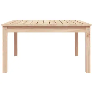 Berkfield Garden Table 82.5x82.5x45 cm Solid Wood Pine