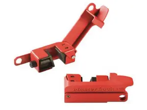 Master Lock Griptight Large Lockout for Circuit Breakers - Secure and Durable