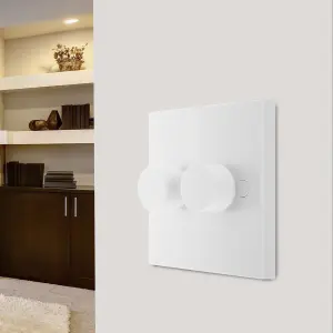 BG White 20A 2 way 1 gang Light Switch