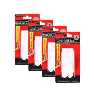 Viktor Hardware Removable Hanging Wall Hook 1PK x 4