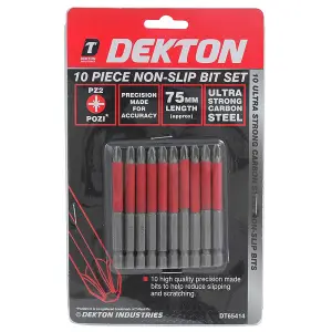 Dekton 50mm Pozi PZ2 Non slip Bit set