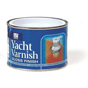 151 Yacht Varnish Gloss Finish 180ml - Waterproof, High Build, High Performance - Pack of 3