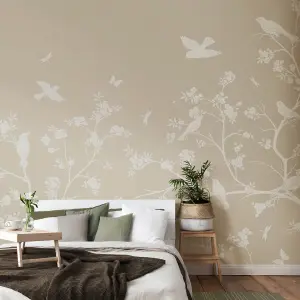 Origin Murals Blossom Trail - Natural Stone Matt Smooth Paste the Wall Mural 350cm wide x 280cm high