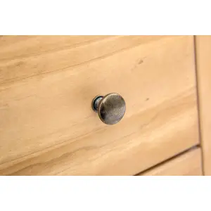 Lugo 6 Drawer Chest of Drawers Brass Knob