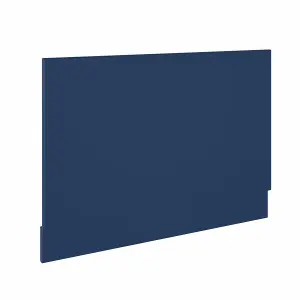 Rinse Bathrooms 800mm Bath End Panel 18mm MDF Painting Matte Blue Adjustable Height for Bathroom Soaking Tub