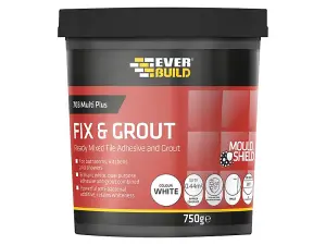 Everbuild FIX05 703 Fix & Grout Tile Adhesive 7.5kg EVBFIX05