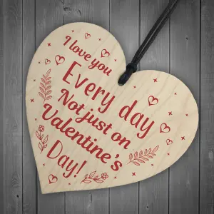 Valentines Gift For Him / Her / Boyfriend / Girlfriend / Husband / Wife Keepsake Wooden Heart