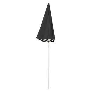 Berkfield Outdoor Parasol  with Steel Pole Anthracite 180 cm