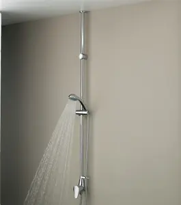 Bristan Jute Thermostatic Twinline Ceiling Fed Mini Mixer Shower - Cool Touch