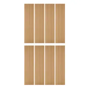 Paintable Slat Wall Panels - Pack of 8