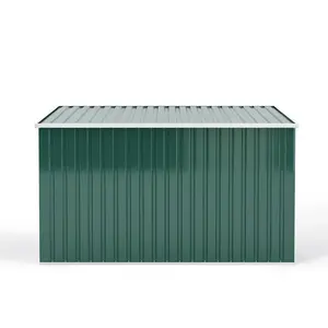 Fishersville 7 Ft. W X 4 Ft. D Metal Bike Shed  Green