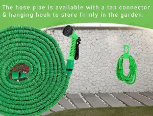 Expandable Garden Hose Pipe With Tap Connectors-23 Meters