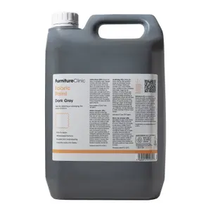 Furniture Clinic Fabric Paint, Dark Grey 5L