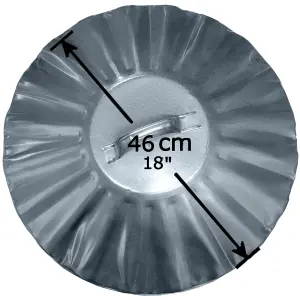 Replacement Metal Bin Lid for 85L 90L & 95L Litre Steel Bin