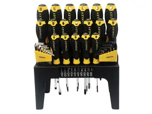 STANLEY STHT0-74958 Screwdriver Set in Rack, 44 Piece STA074958