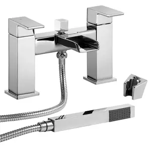 Waterfall Bath Shower Mixer Tap With Shower Kit