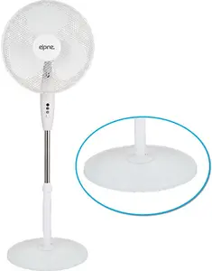 16" 3 Speed Pedestal Oscillating Stand Fan Extendable Home Office 40cm 16 Inch