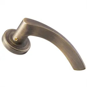 Serozzetta Latch Door Handle (Set of 2) Antique Brass