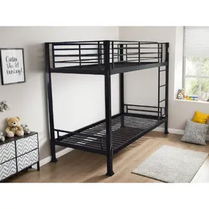 Akerley Brook Single (3') Standard Bunk Bed Black