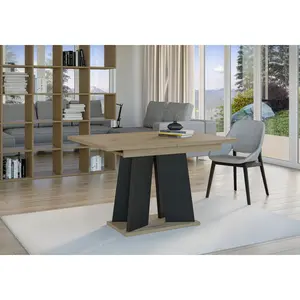 Extendable Dining Table Alekzander Brown/Black