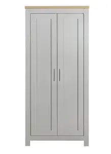 Birlea Highgate 2 Door Wardrobe Grey & Oak