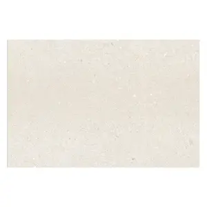 Azure Matt White Stone Effect Porcelain Outdoor Tile - Pack of 20, 10.8m² - (L)900x(W)600mm