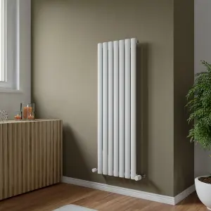 Agadon Neo Designer Radiator 1200 x 410 mm White - 2021 BTU - 10 Years Guarantee