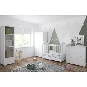 Tonquin Cot with Mattress White / Yes