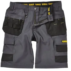 DeWalt Cheverley Rip Stop Holster Work Shorts (Grey)  (30)