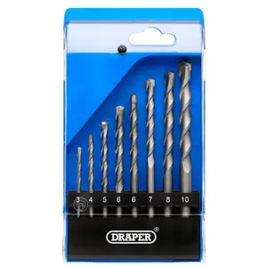 Draper TCT Masonry Drill Bit Set (7 Piece) 13619