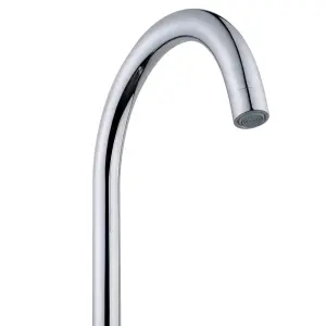 Cooke & Lewis Kigal Chrome effect Kitchen Monobloc Tap