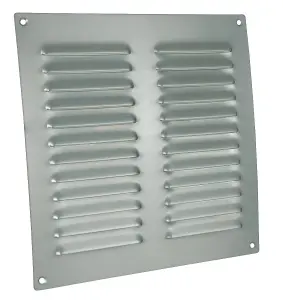 Carlisle Brass Satin Stainless Steel / Satin Chrome Hooded Louvre Vent (HL6SSSC)