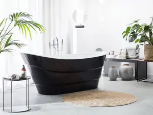 Freestanding Bath 1700 x 730 mm Black BUENAVISTA