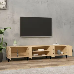 Berkfield TV Cabinet Sonoma Oak 180x31.5x40 cm Engineered Wood