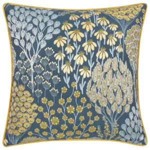 Wylder Ophelia Floral Jacquard Feather Filled Cushion