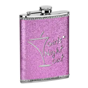 Maison by Premier Pink Girls Night Out Hip Flask