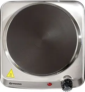 Daewoo SDA1731 Single Hot Plate - Stainless Steel | Robert Dyas