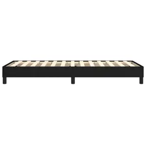 Berkfield Box Spring Bed Frame Black 90x190 cm 3FT Single Fabric