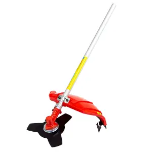 6-in-1 Multi-tool Fox Wolf Petrol 43cc Brushcutter, Grass Line Trimmer, Hedge Trimmer, Pruner with Extension & Extra Line