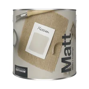 Rust-Oleum Washable Matt Wall Paint - Hessian 2.5L