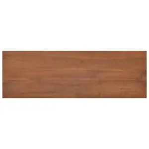 Berkfield TV Cabinet 90x30x40 cm Solid Teak Wood