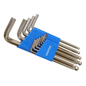 13 Piece Ball-End Imperial Hex Key Set