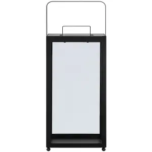 Beliani Modern Lantern LEPAR Metal Black