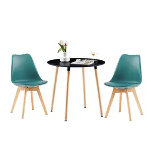 Leah 2 - Person Dining Set Dark Green